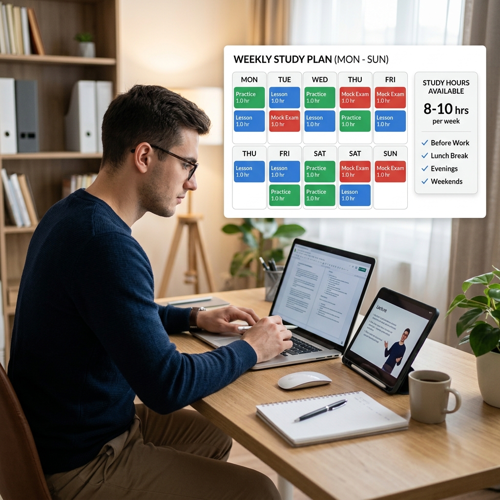 Built for Candidates Studying Around a Real Schedule